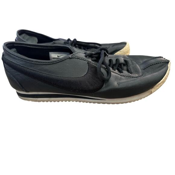 Nike Women's Black Cortez ‘72 Retro Lace Up Athletic Sneakers Shoes Size 9 - Picture 6 of 8
